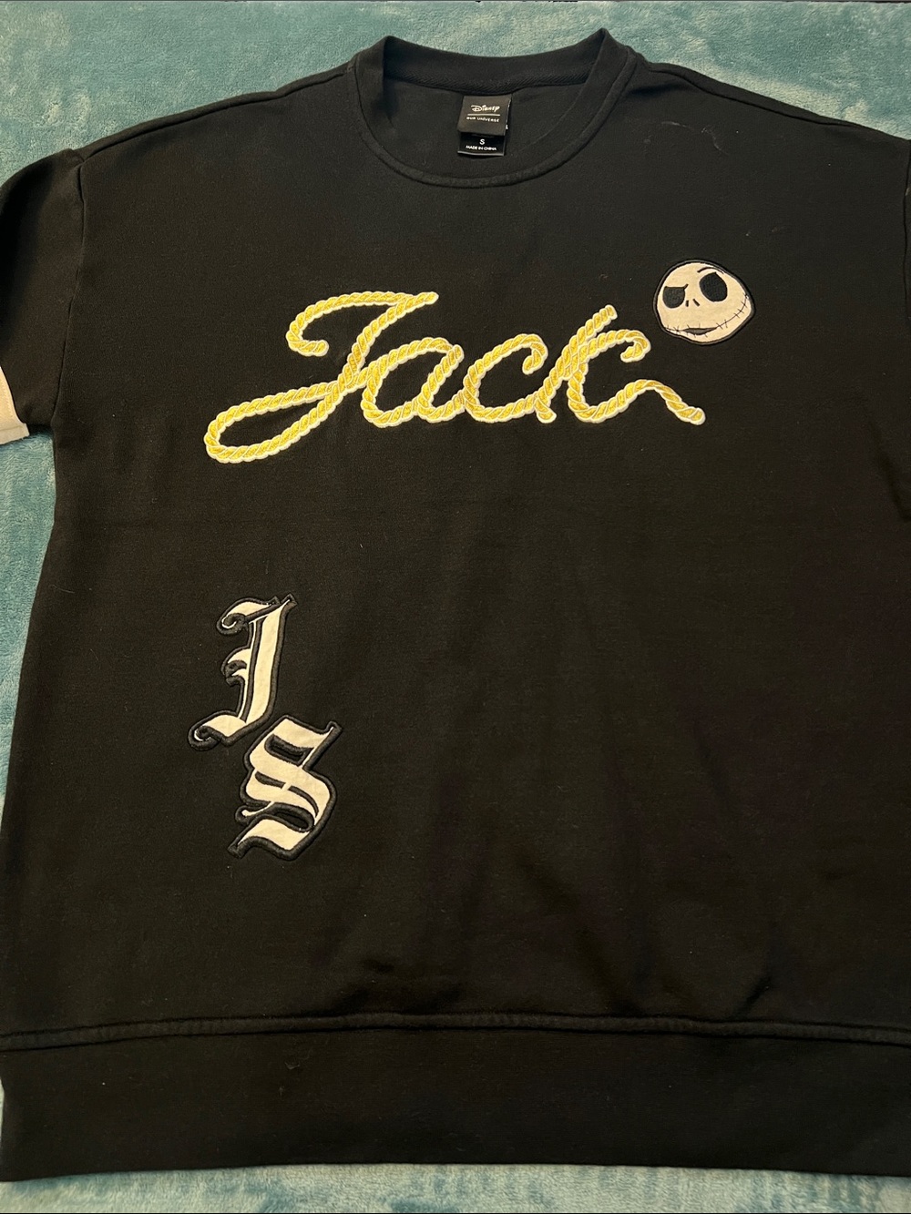 Disney Jack,  Black Crewneck with 'Our Universe' Tag , good condition